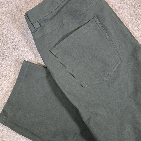 Lululemon Pants Mens 33x27 Dark Green ABC‎ Classic Fit Performance Stretch Chino