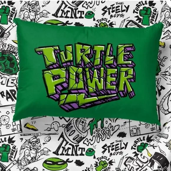 NEW Teenage Mutant Ninja Turtles Kids 3pc Microfiber Twin Sheet Set Nickelodeon