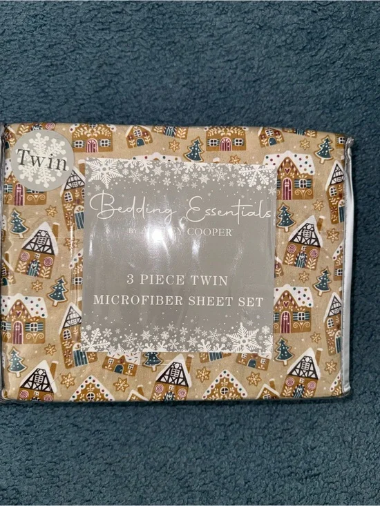 New Ashley Cooper Bedding Essentials 3-Piece Twin Microfiber Sheet Set