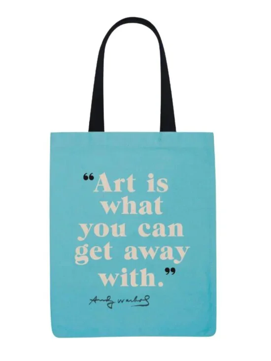 Galison Andy Warhol Foundation Poppies Tote Bag
