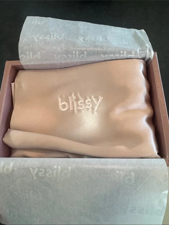 Blissy Silk Pillowcase - Blush Pink