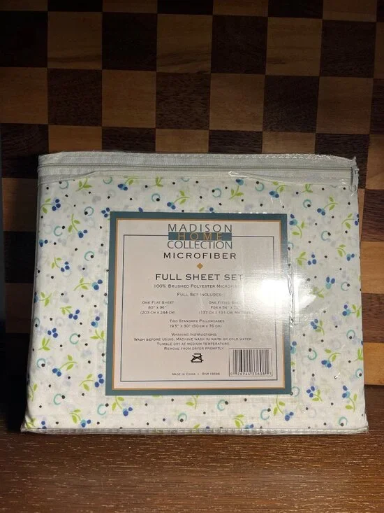Madison Home Collection Microfiber Full Size Sheet Set A392