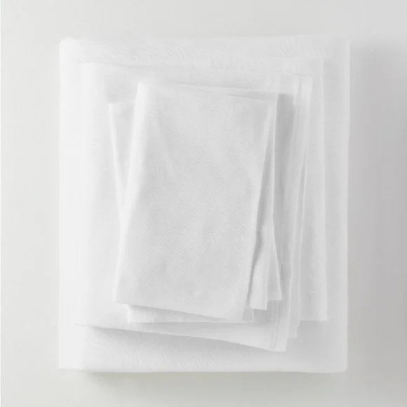 Full Jersey Solid Sheet Set White - Casaluna™