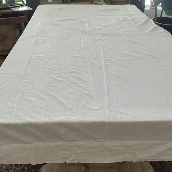 Pandatex Bamboo Cotton Blend Twin Fitted Sheet & Flat Sheet White