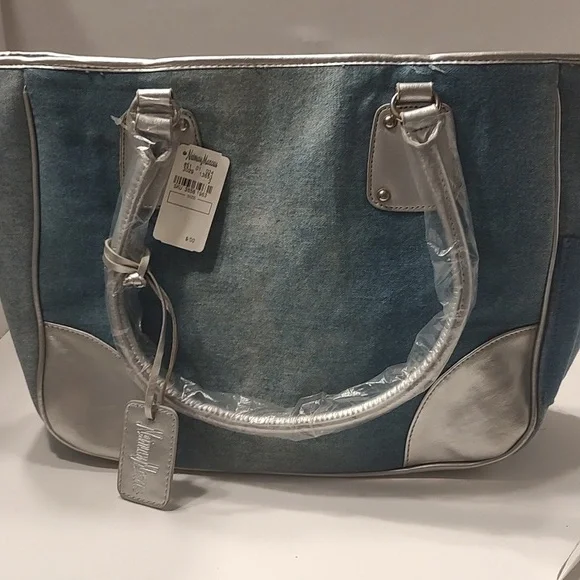 Denim Vintage Neiman Marcus Tote Vintage Acid Wash With Tags NWT