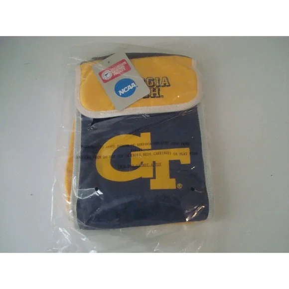 GEORGIA TECH LUNCHBOX ‎  Game Day Purse  BAG HANDBAG TOTE HAND VINTAGE BP1