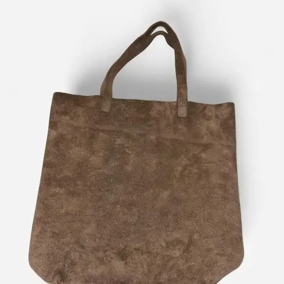 MONSERAT DE LUCCA Genuine Suede Tote