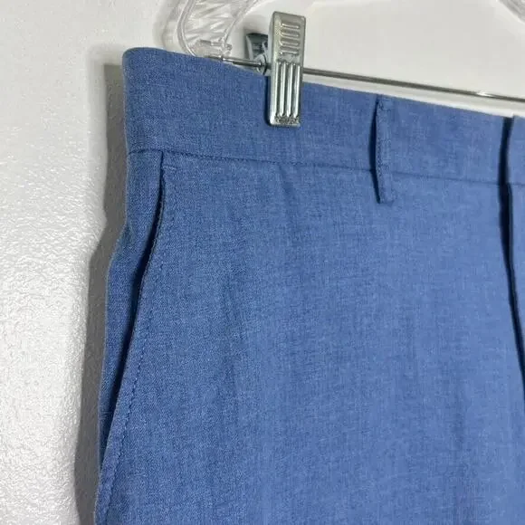 J Crew Men's Tapered Pants Blue Size 36 x 32 Cotton
