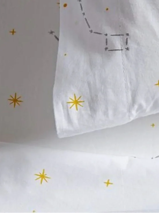 Land of Nod Constellation Crib Sheet
