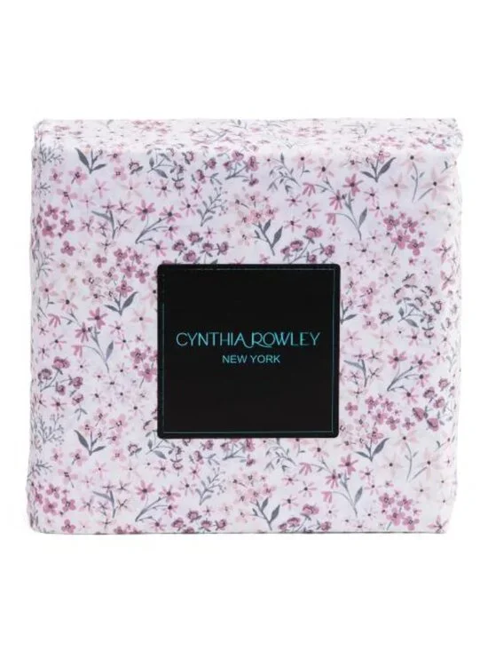 CYNTHIA ROWLEY Floral Sheet Set