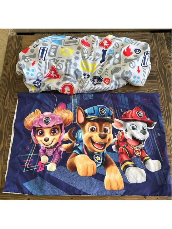 Paw Patrol Full Sheet Set Pillowcase Chase Skye Marshall