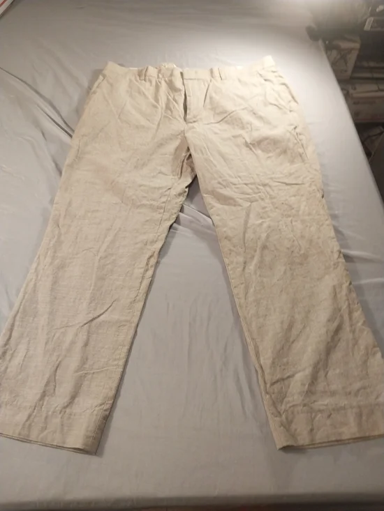 Tasso Elba Mens Cotton Trousers 36x32 #442