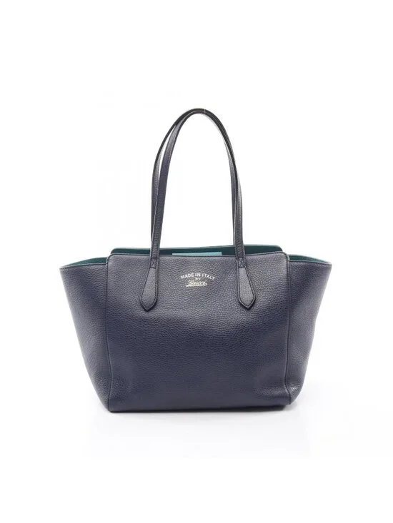 Gucci Tote Swing Blue Leather