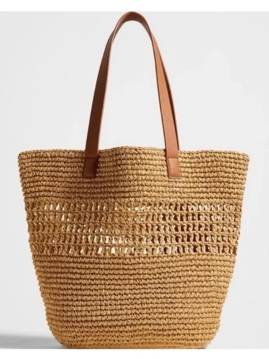 🆕- Banana Republic-Handwoven Summer Tote Bag