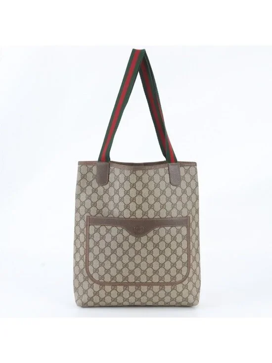 Gucci O'ludo Sherry Line GG Split Tote Shoulder