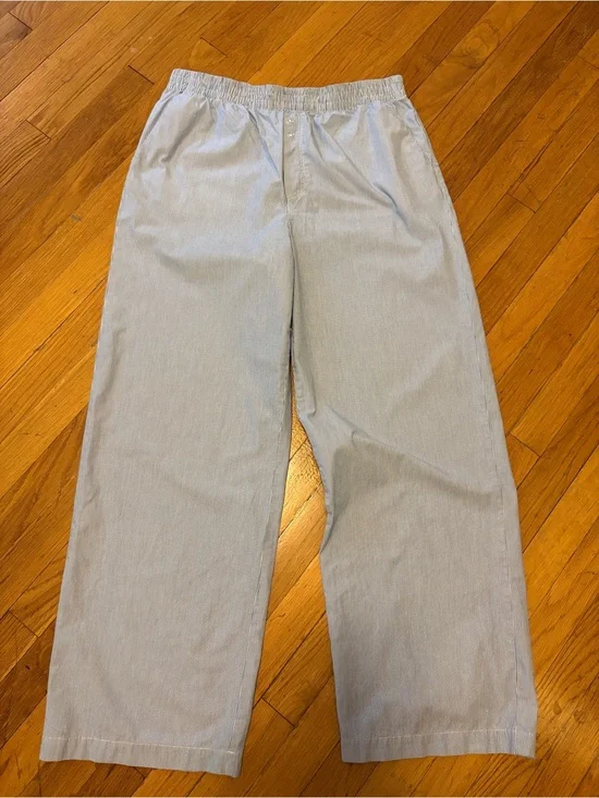 Cotton On Australia Boxer Style Lounge Pajama Pant Med Large Lt BluePinstripe
