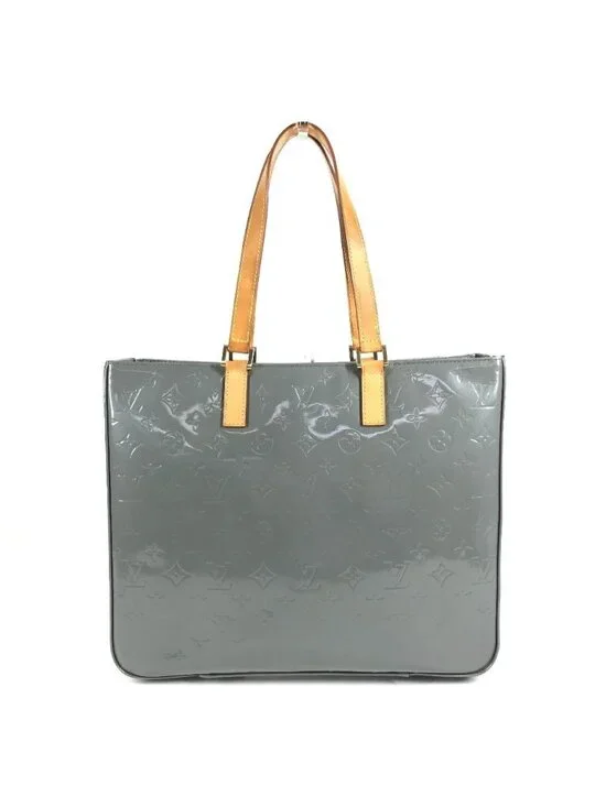 Louis Vuitton Tote Columbus Monogram Vernis Gray