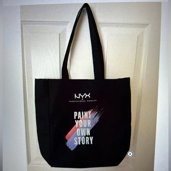 NYX PAINT YOUR OWN STORY Canvas Tote - BRAND NEW