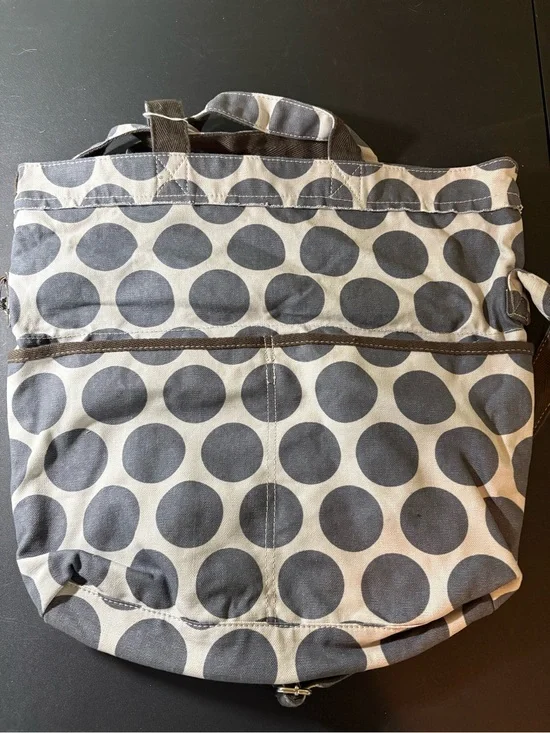 Thirty One Grey Mod Dot Metro Metro Foldover