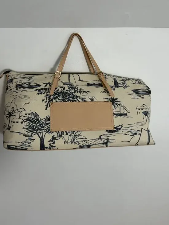 Spartina 449 Seascape Voyager Duffle Bag NWT Retired Print