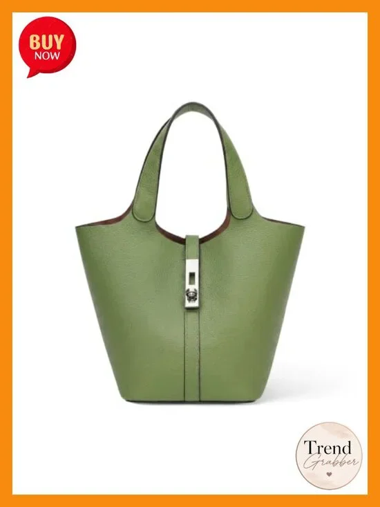 Vegan Leather Tote Bag with Detachable Small Purse Top Handle Shoulder Bag