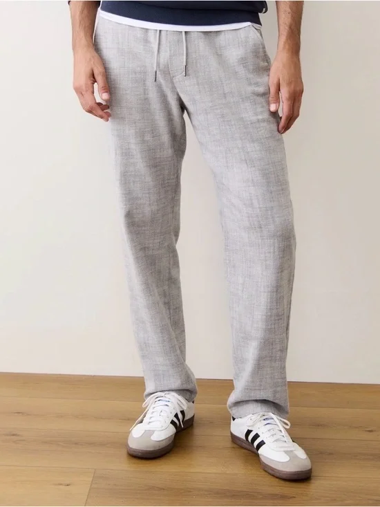 Men's Linen-Blend Pants