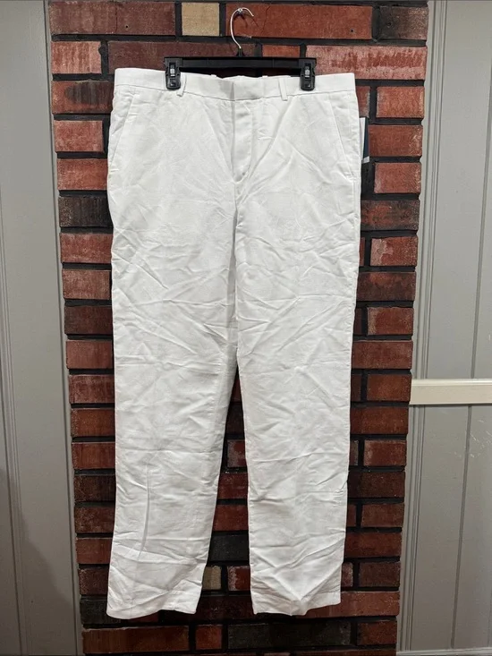 Perry Ellis White Casual Pants
