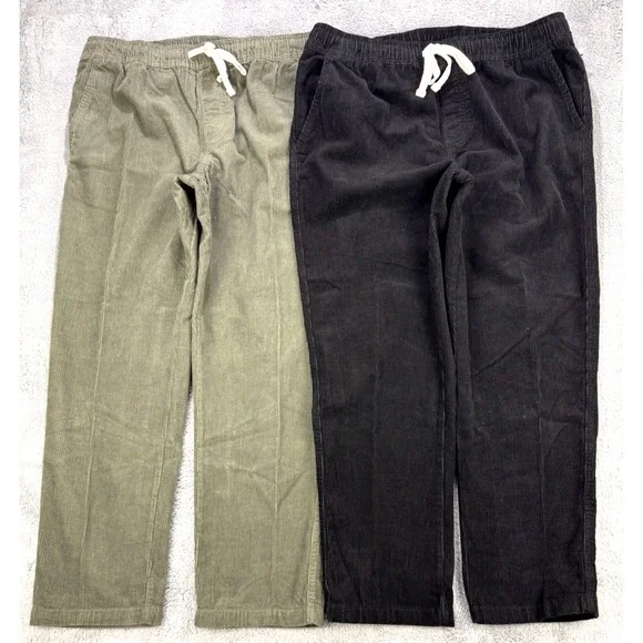 No Boundaries Lot of 2‎ Corduroy Chino Pant Men XL Drawstring Skate Y2K 90's NWT
