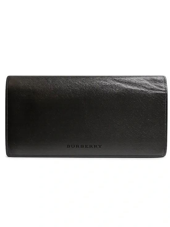 Burberry Forest Green Leather Bifold  Wallet