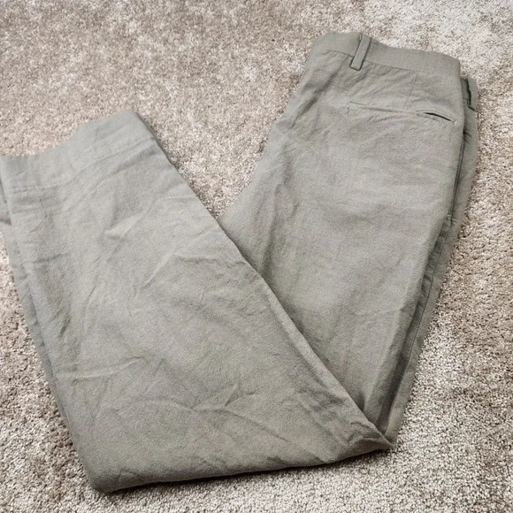 Jos A Bank Executive Collection Wool Dress Pants Mens 33x30 Taupe Brown USA Made