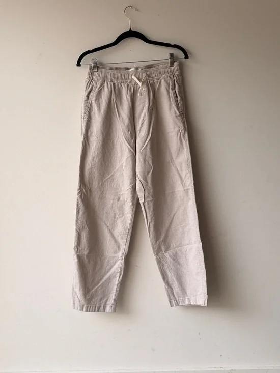 Hollister Light Beige Drawstring Joggers