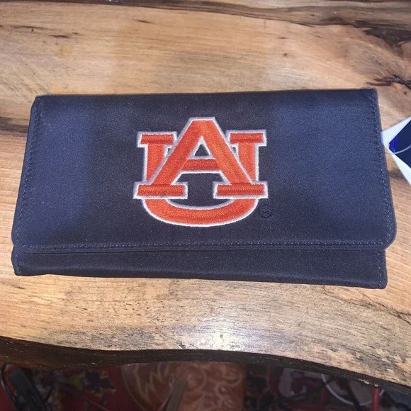 Auburn Tigers Sandol Nwt Wallet‎ Embroidered Ladies Check