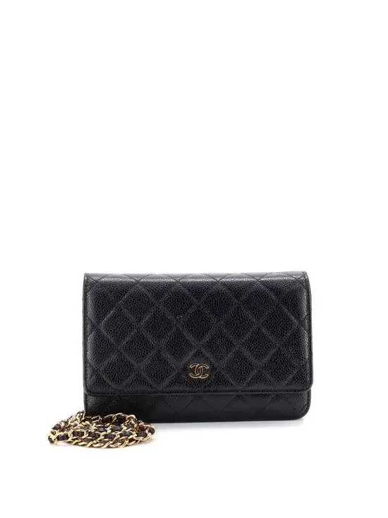 Chanel Wallet On Chain Quilted Caviar #230127C41B