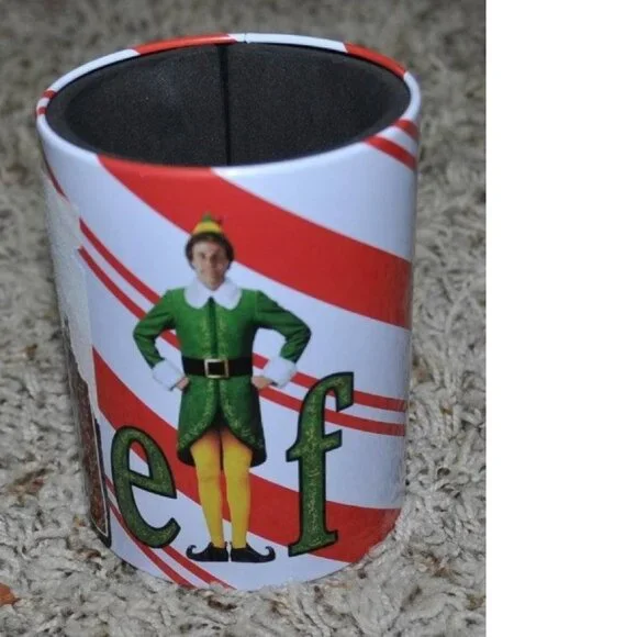 Christmas Elf Movie Insulated Beverage Insulated Tin Can Cooler Koozie Holder
