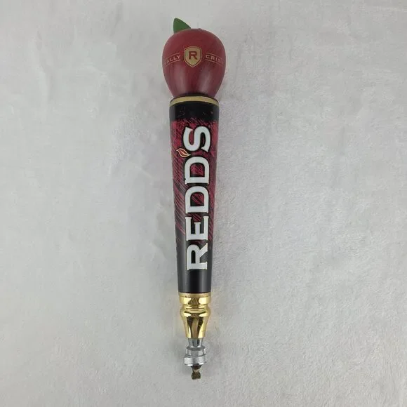 Vintage Redd's Apple Ale Beer Tap Handle Red Apple Draft Tap Knob Man Cave 13