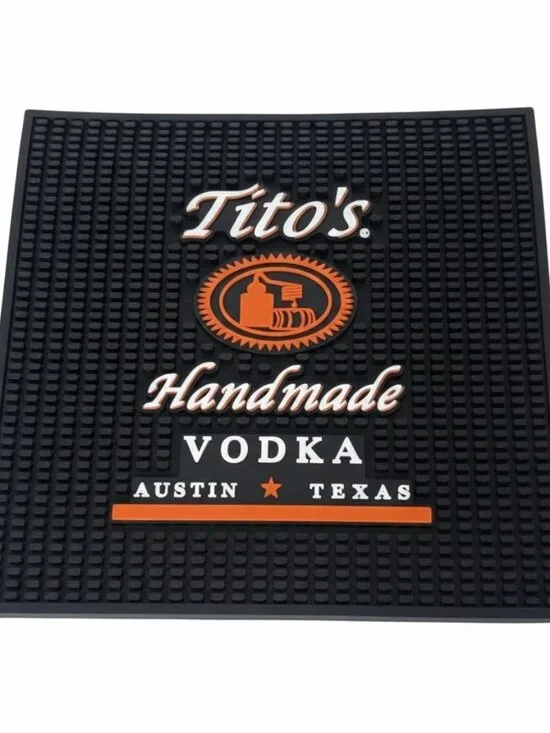 Tito’s Handmade Vodka style rubber bar mat 11.5