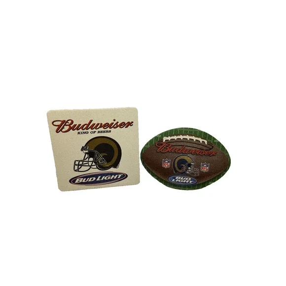 Budweiser‎ St. Louis Rams Football Schedule Coasters 2000 2001 NFL