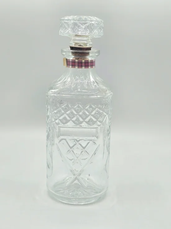Vintage Drambuie Glass Decanter with Stopper - Clear