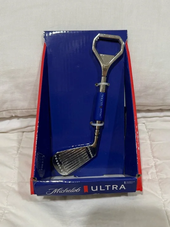 Michelob Ultra Golf Club Bottle Opener - Blue
