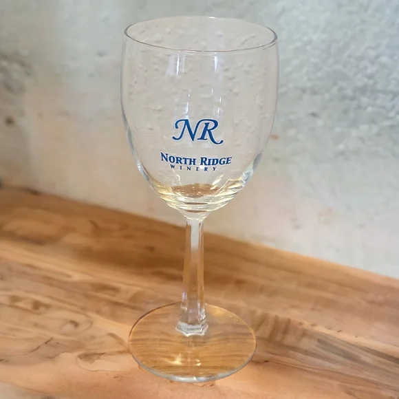 North Ridge Winery Crystal Clear Footed Stemmed Wine Glass North Branch MN