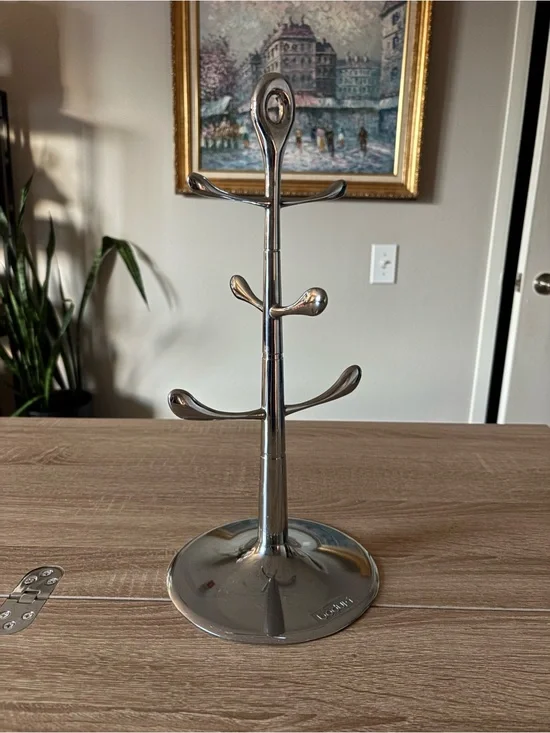 Bodum Chrome Mug Tree Coffee Cup Holder - Silver