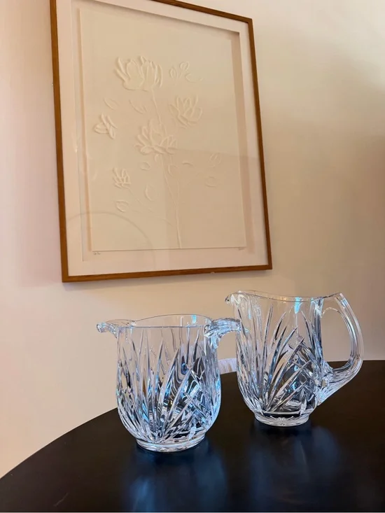 Madrigal by CRISTAL D'ARQUES pitcher and creamer set