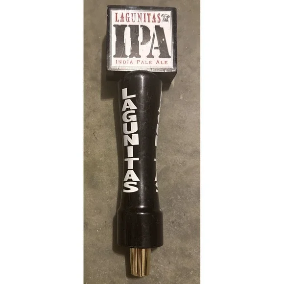 Lagunitas Brewing Company India Pale Ale Black Logo Beer Tap Handle