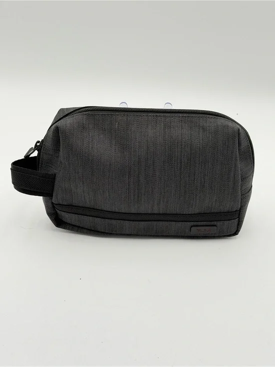 TUMI 491805 Gray Black Compact Toiletry Bag Men’s Dopp Kit