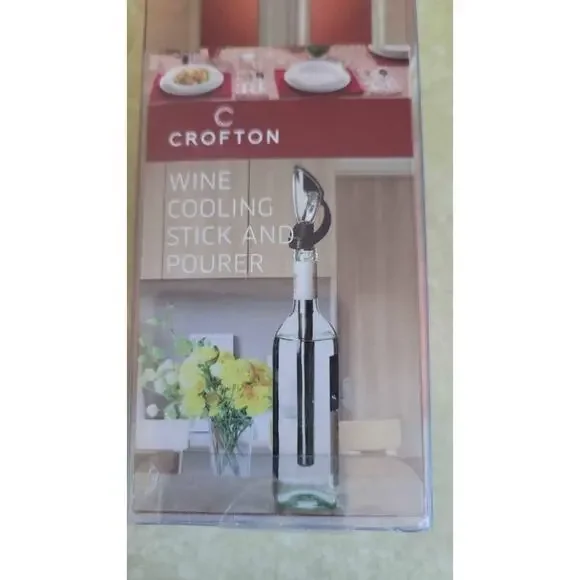 Crofton Wine Cooling Stick & Pourer NIB‎