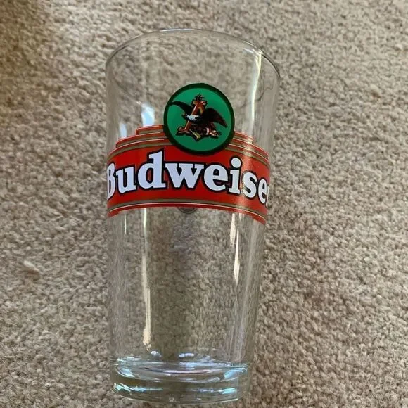 Budweiser One Pint Beer Glass