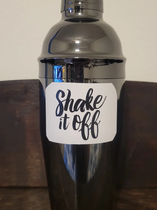 Black Cocktail Shaker - Shake It Off
