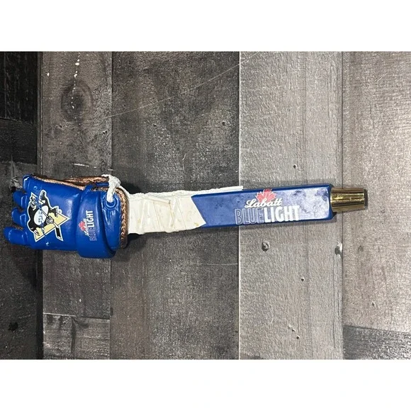 Labatt Blue Light Pittsburgh Penguins Hockey Glove Beer Tap Handle NHL Barware