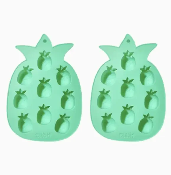 Blush Flexible Silicone Pineapple Ice Tray (Bundle of 2) several available