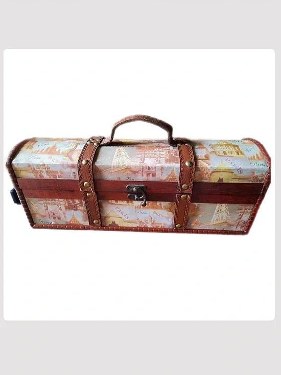 Decorative Paris Themed Wine box. Price firm unless bundled w/ 2+ of my listings